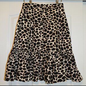 Cara Cara Animal Print Full Skirt